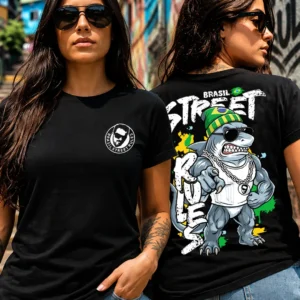 Tubarão Tshirt Preta