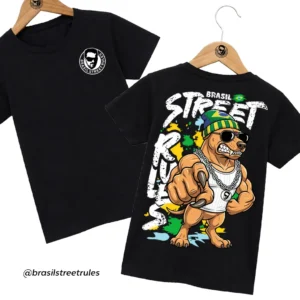 Camiseta Coleção Brasil Street Rules Cachorro