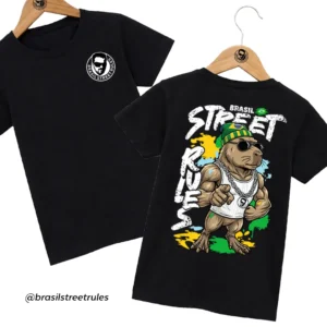 Camiseta Brasil Street Rules Capivara