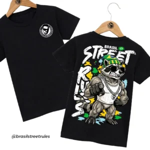 Camiseta Coleção Brasil Street Rules Guaxinim