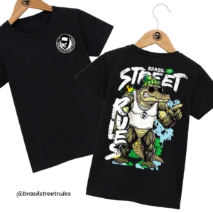 Camiseta Brasil Street Rules Jacaré
