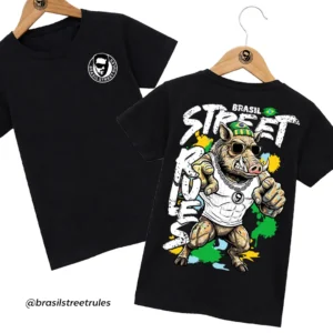 Camiseta Coleção Brasil Street Rules Javali