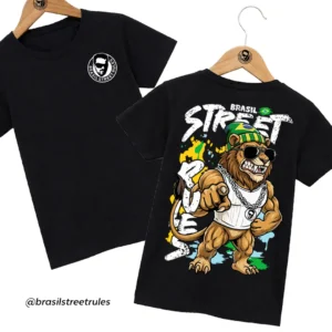 Camiseta Coleção Brasil Street Rules Leão