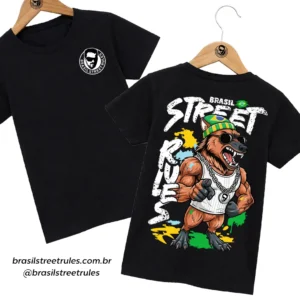 Camiseta Coleção Brasil Street Rules Lobo Guará
