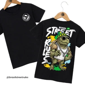 Camiseta Coleção Brasil Street Rules Tartaruga