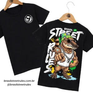 Camiseta Coleção Brasil Street Rules Quati