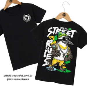 Camiseta Brasil Street Rules Bem Ti Vi
