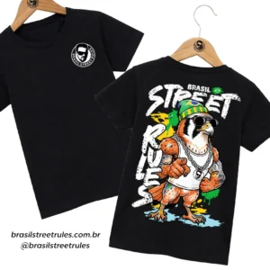 Tshirt Brasil Street Rules Gavião Quiriquiri